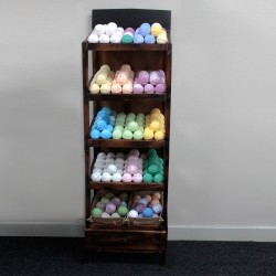 Bath Bomb Display met 5 Planken - Bruin