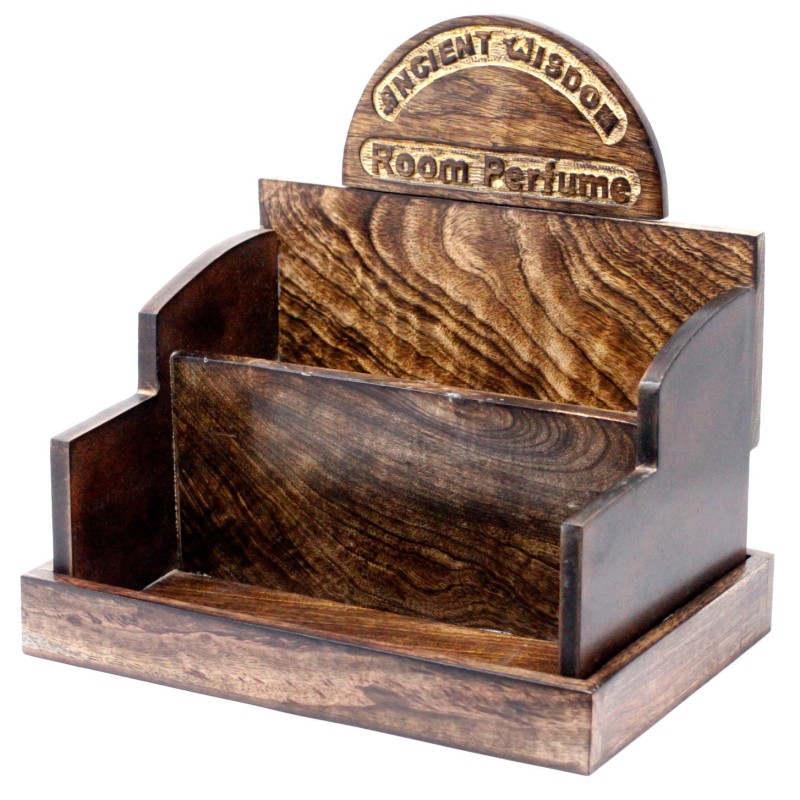 Wooden display for 24 home perfumes-WOODEN DISPLAYS AND EXHIBITORS-HOSTENATURA