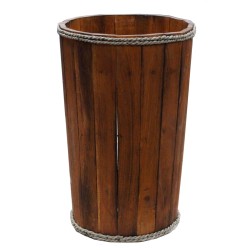 Grd. Nautical display tub - Brown 45x32cm