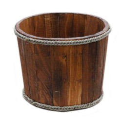 Peq. Nautical display tub - Brown 21x29cm