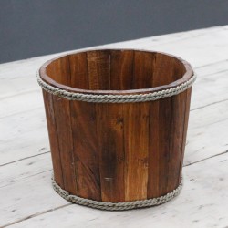 Peq. Nautical display tub - Brown 21x29cm