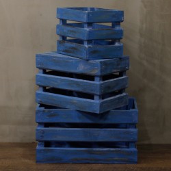 Obstbox 3er-Set - Blau