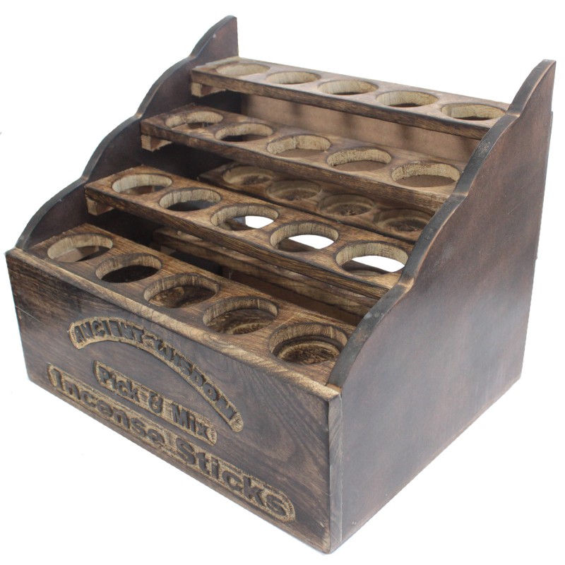 P&M Räucherstäbchengriff Holzständer-AUSSTELLER UND DISPLAYS AUS HOLZ-HOSTENATURA