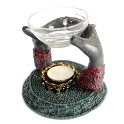 Ancient Buddha - Hand Oil Burner Offering