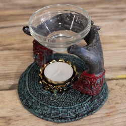 Ancient Buddha - Hand Oil Burner Offering