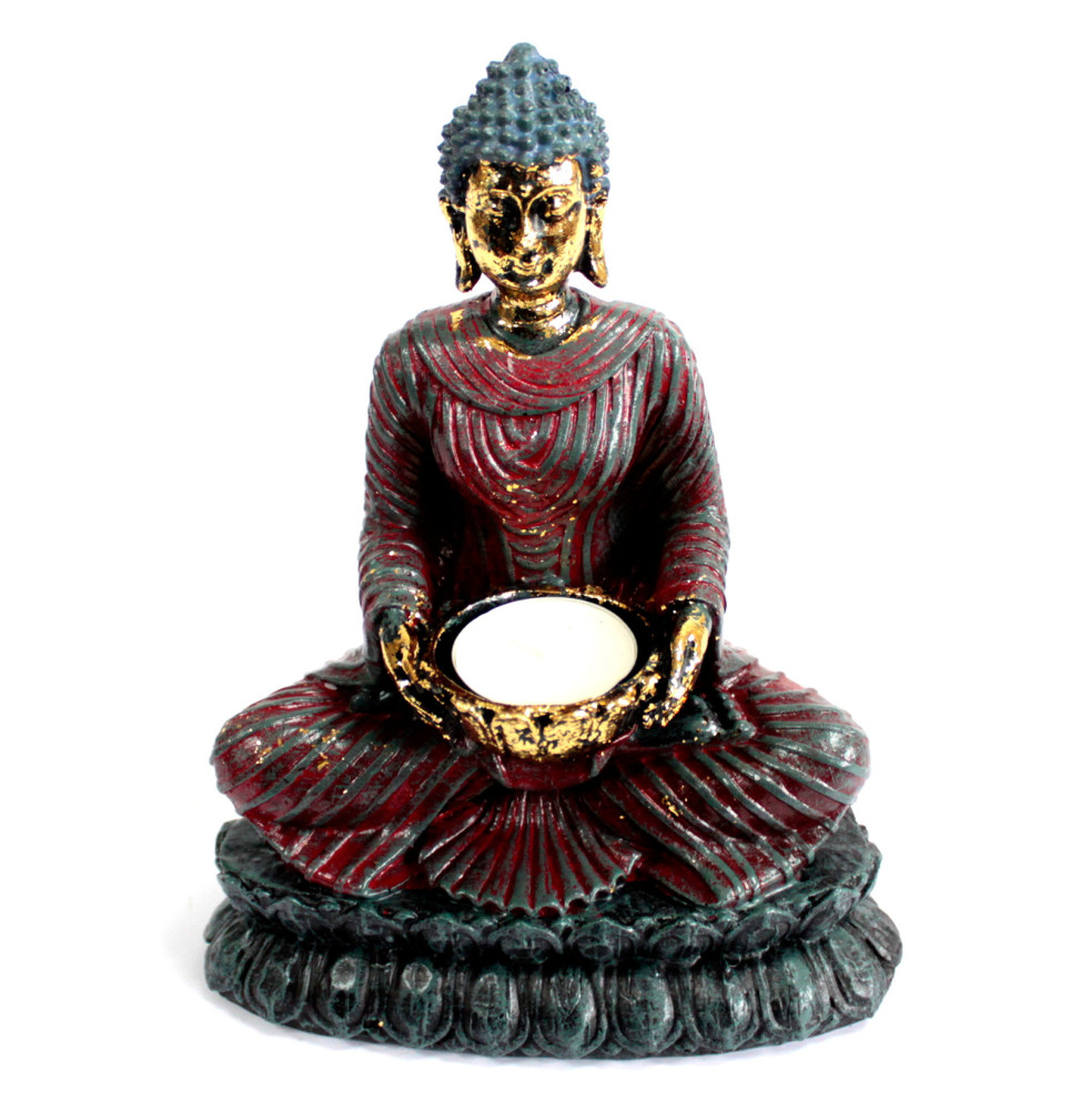 Buda antiguo - Candelero devoto-BRENNER UND BUDDHAS-HOSTENATURA