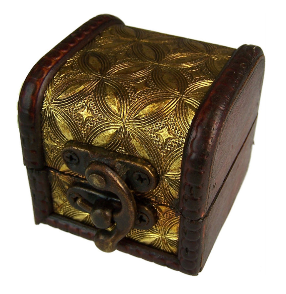Pq Caja Colonial - Oro
