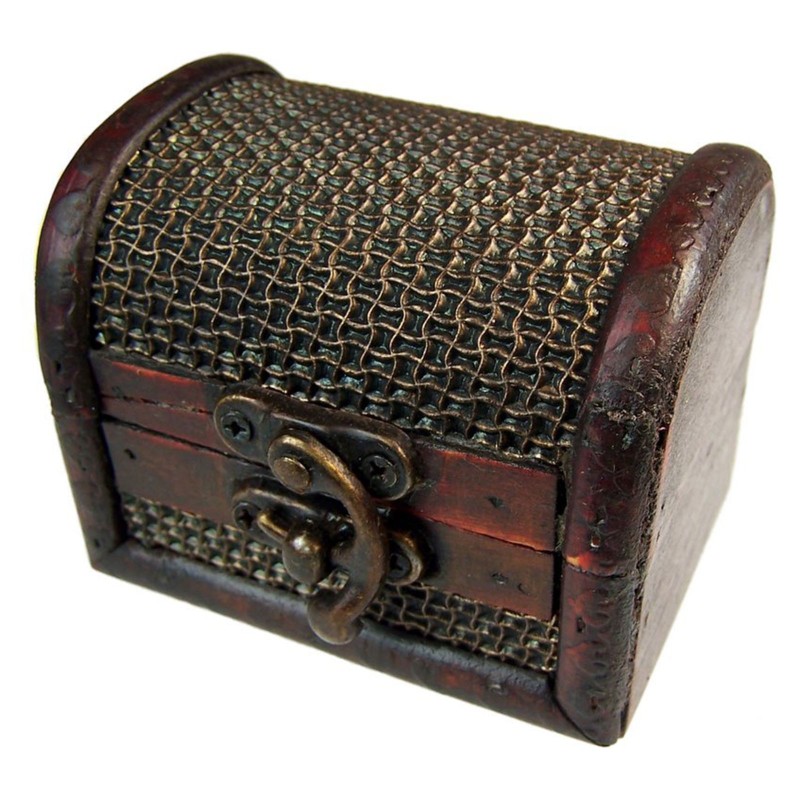 Med Colonial Box - Embossed Mesh-VINTAGE STYLE BOXES-HOSTENATURA