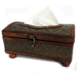 Klassieke Glamour Tissue Box met poten