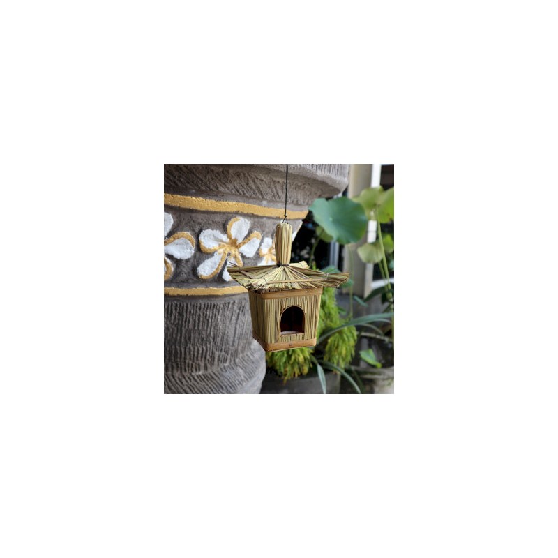 Small Square Bird Box 18x13cm-BIRD BOXES-HOSTENATURA