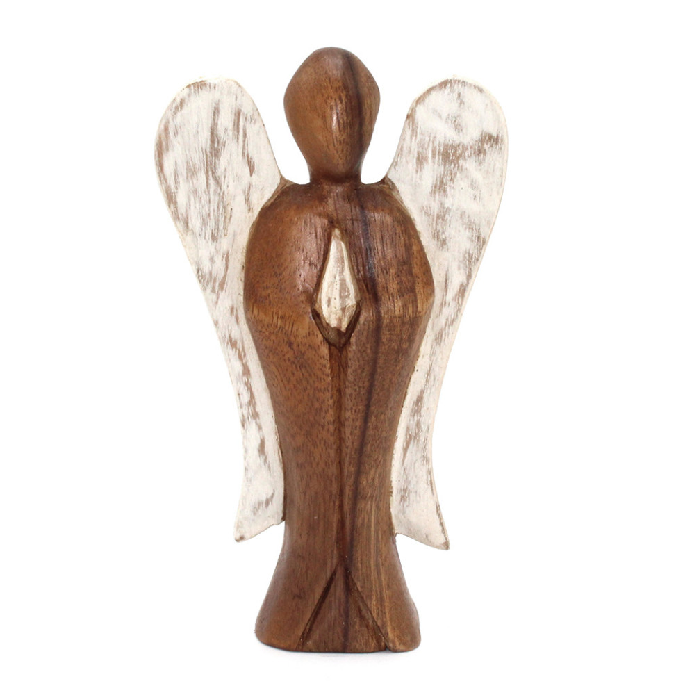 Nuevo Hati-Hati Ángel - Paz - 15cm-ENGEL AUS HOLZ-HOSTENATURA