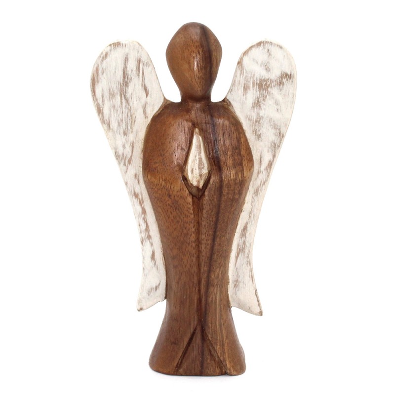 Nuovo Angelo Hati-Hati - Pace - 15 cm-ANGELI DI LEGNO-HOSTENATURA