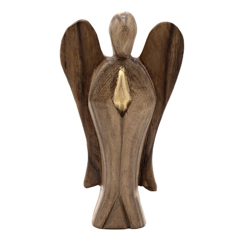 Nuovo Angelo Hati-Hati - Amicizia - 15 cm-ANGELI DI LEGNO-HOSTENATURA