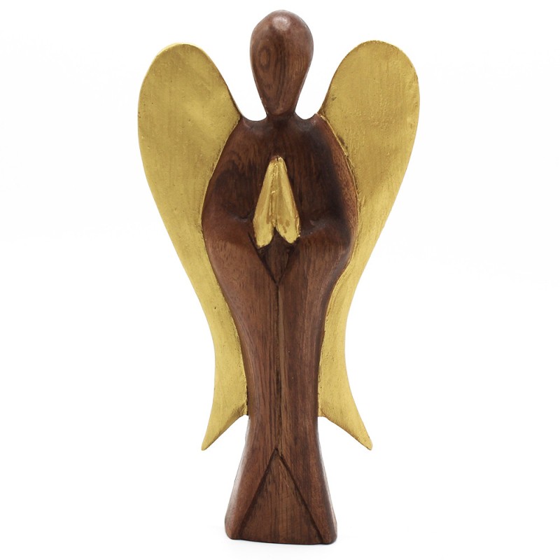 Nuovo Angelo Hati-Hati - Felicità - 20 cm-ANGELI DI LEGNO-HOSTENATURA