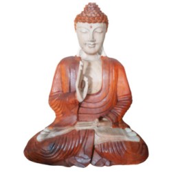 Handgeschnitzte Buddha-Statue - 40cmLehrübertragung