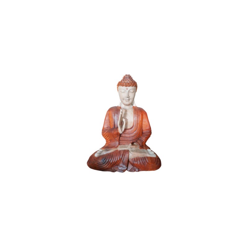 Hand Carved Buddha Statue - 40cmTeaching Transmission-HAND CARVED BUDDHA STATUES-HOSTENATURA