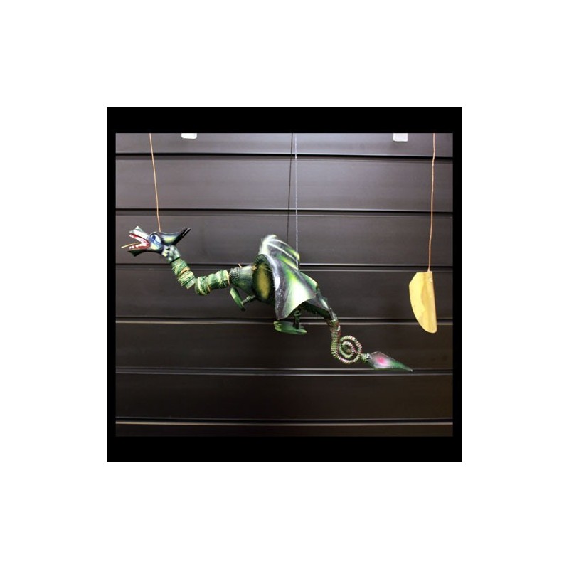 Dragon Volant Vert 37cm-DRAGONS VOLANTS-HOSTENATURA