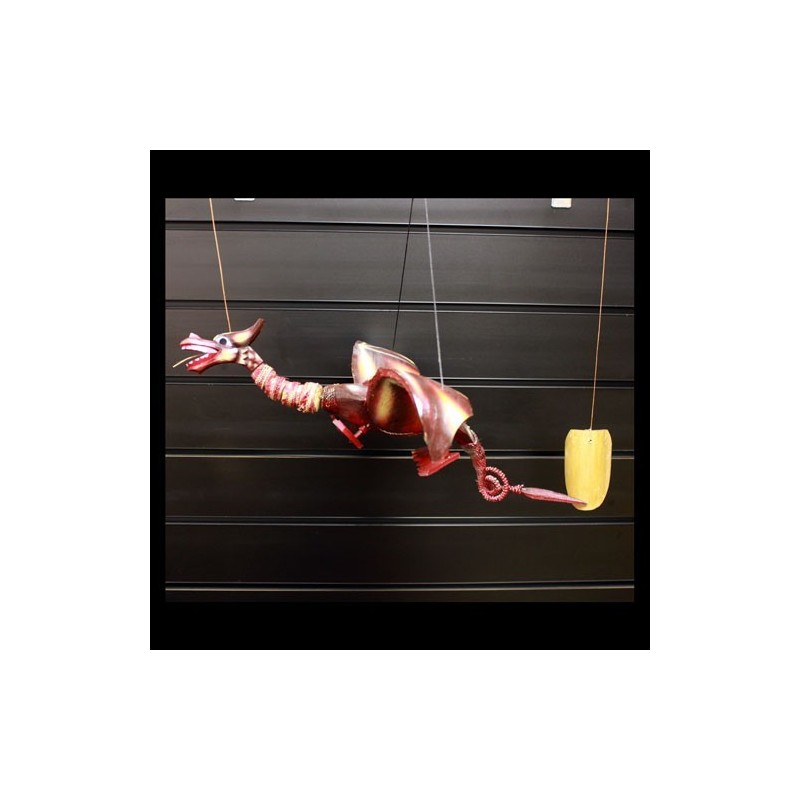 Dragon Volant Rouge 37cm-DRAGONS VOLANTS-HOSTENATURA