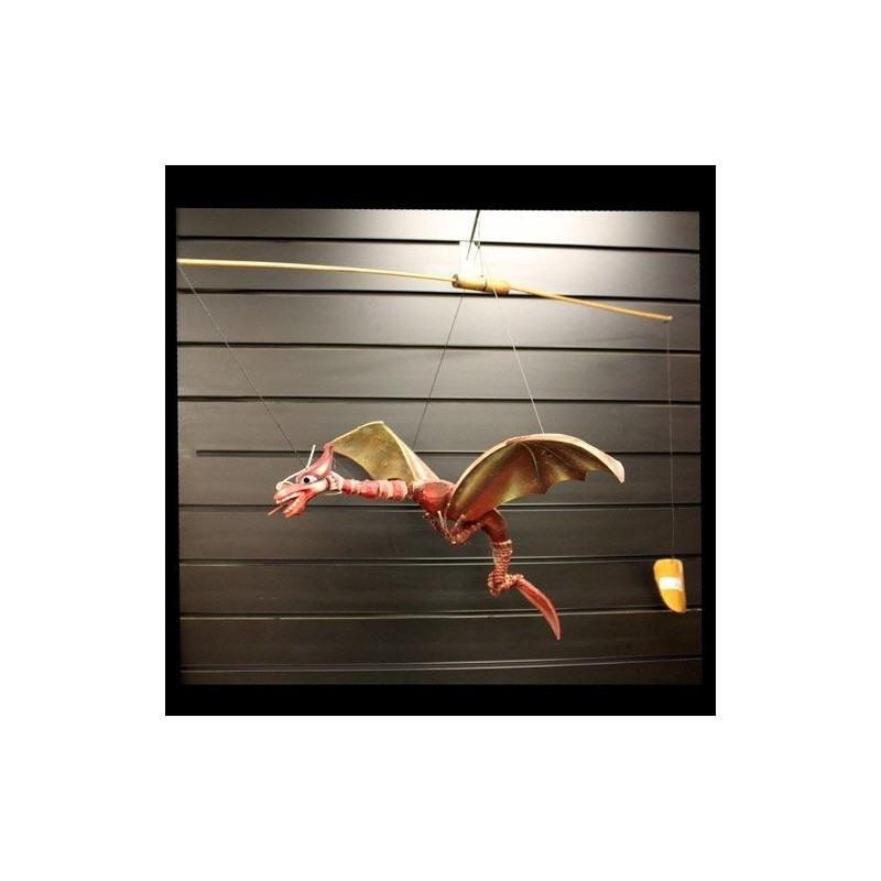 Roter fliegender Drache Lrg 46cm-FLIEGENDE DRACHEN-HOSTENATURA