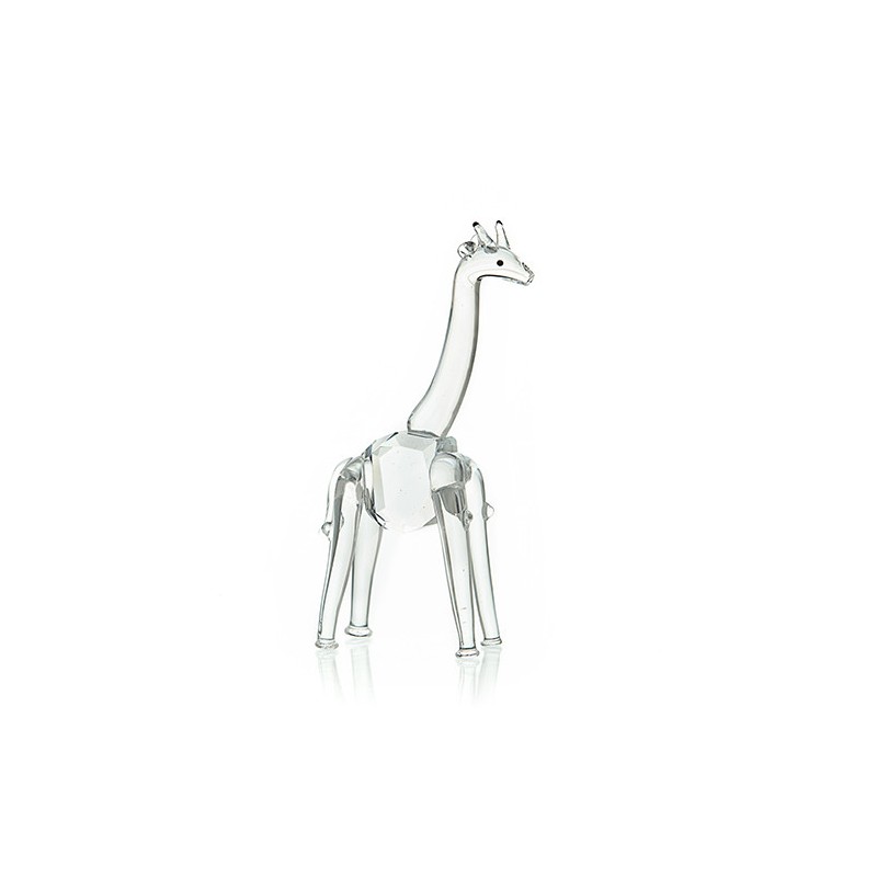 Crystal figure - Giraffe - Small-GLASS FIGURES-HOSTENATURA