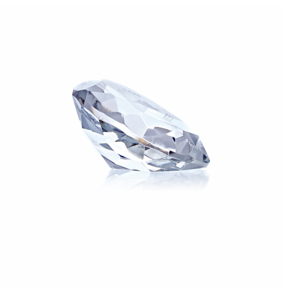 50mm Diamante Transparente CORAZÓN + I LOVE YOU SISTER