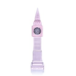 Relógio Big Ben - Cristal Rosa