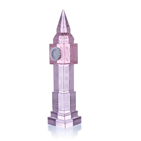 Reloj Big Ben - Cristal Rosa