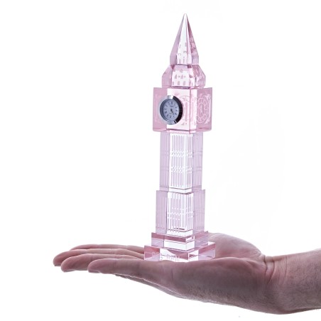 Reloj Big Ben - Cristal Rosa
