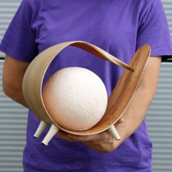 Natural Coconut Lamp - Natural Wrap