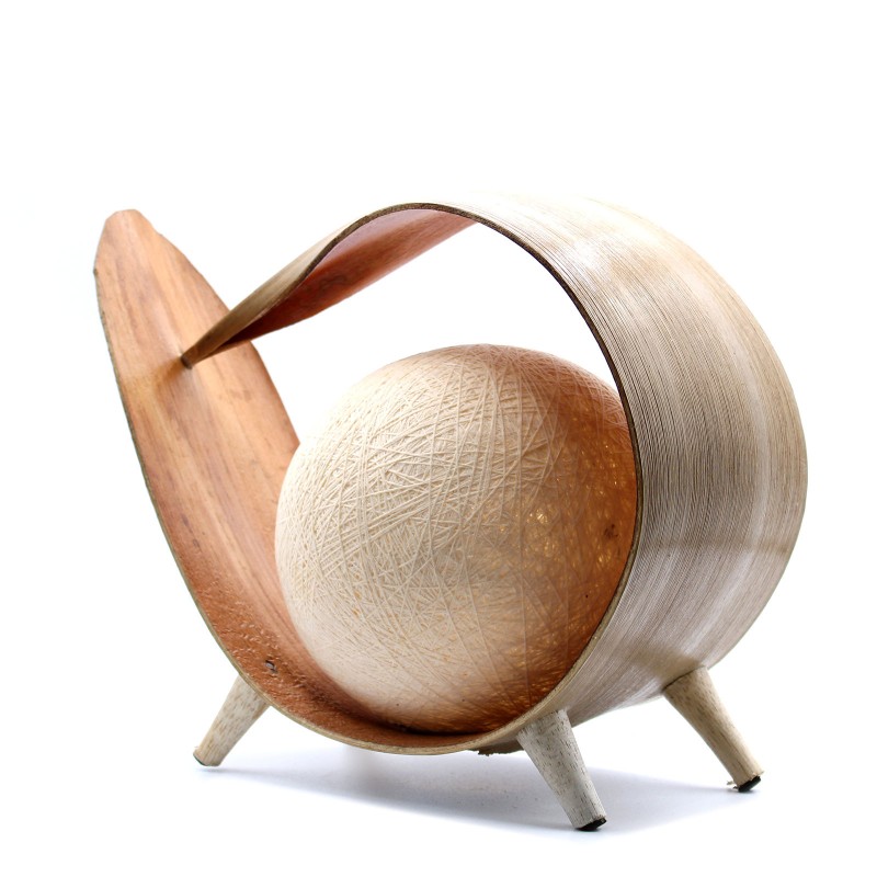 Natural Coconut Lamp - Natural Loop-NATURAL COCONUT LAMPS-HOSTENATURA