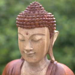 Hand Carved Buddha Statue- 60cm Welcome