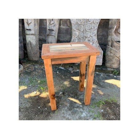 Wysoki Stół - Stojak - Drewno z recyklingu