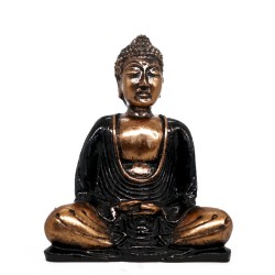 Bouddha Noir et Or- Med