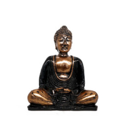 Buddha Negro y Oro- Med