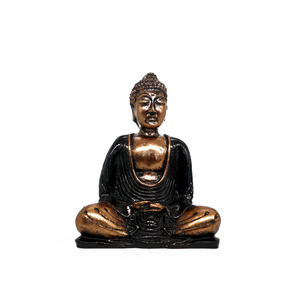 Buddha Negro y Oro- Med