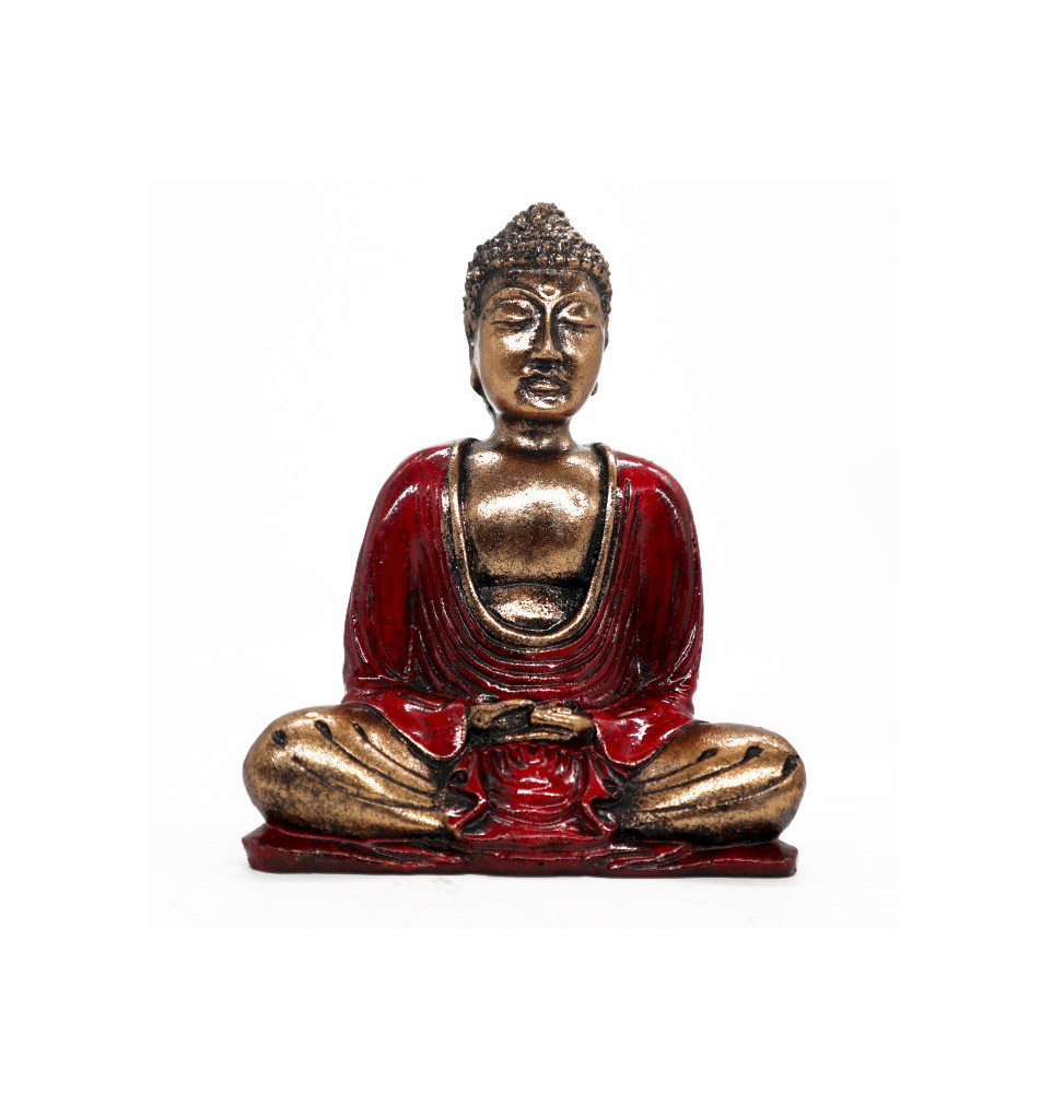 Buddha Rojo y Oro - Med
