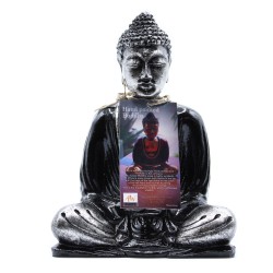 Buddha gri și negru - Med