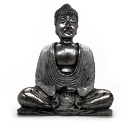 Buddha alb și gri- Med