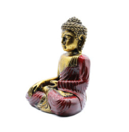 Rojo y Oro Buddha - Lrg