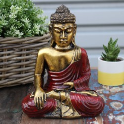 Red & Gold Buddha - Lrg