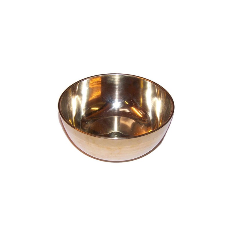 Medium brass bowl - 12cm-TIBETAN BOWLS-HOSTENATURA