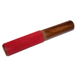 Wooden stick with velvet