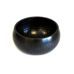 Bol para batido negro pequeno - 14 cm