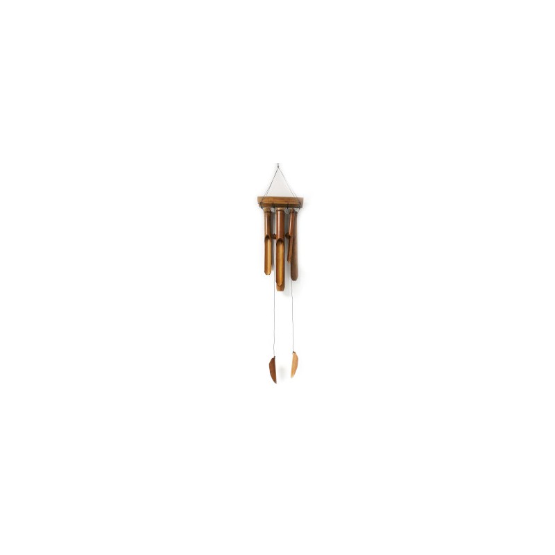 Bamboo bell - Natural finish - 6 large tubes-BAMBOO MOUNTAIN BAMBOO WIND CHIMES-HOSTENATURA