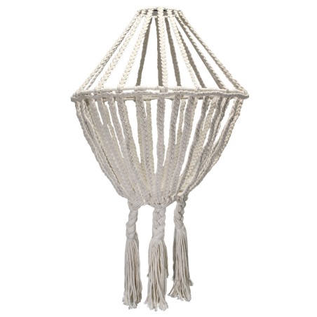 Grote Macrame Drop Kaarshouder - Natuurlijk