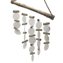 Floating wood chime - Pearl