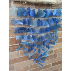 Recycled Glass Carillon - Blue