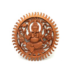 Pannello in legno - Ganesh 40cm