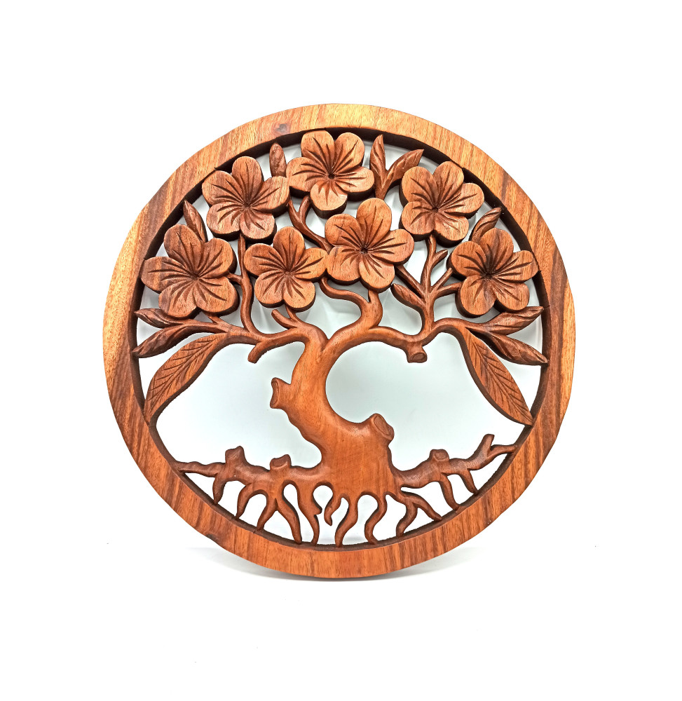 Panel de madera - Árbol de la vida 40cm-DECORATIVE WOOD PANEL-HOSTENATURA