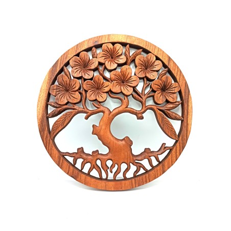 Panou din lemn - Arborele vietii 40cm
